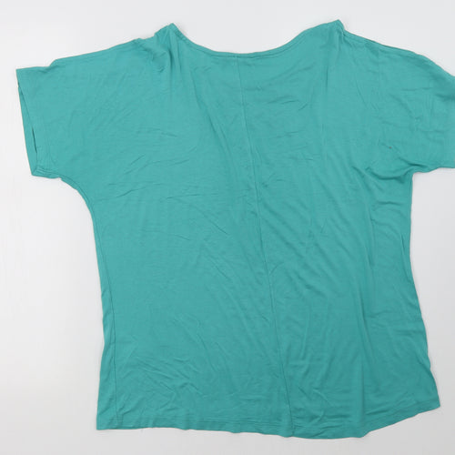Marks and Spencer Womens Green   Basic T-Shirt Size 12