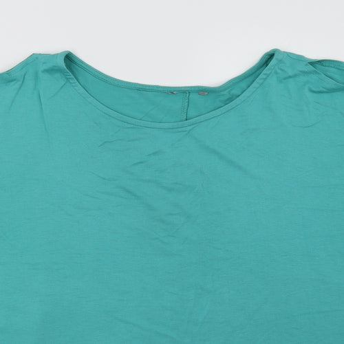 Marks and Spencer Womens Green   Basic T-Shirt Size 12