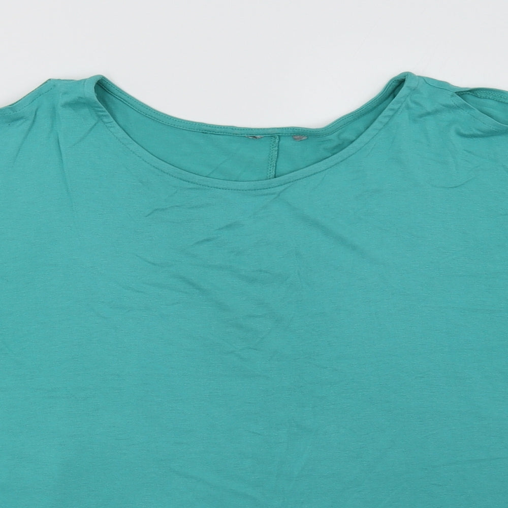 Marks and Spencer Womens Green   Basic T-Shirt Size 12