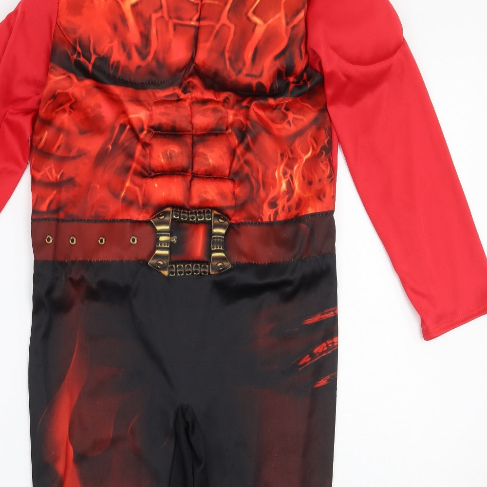 TU Boys Red   Capri Trousers Size 7-8 Years - Halloween Costume