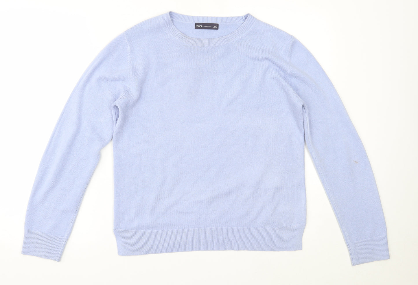 Marks and Spencer Womens Blue   Pullover Jumper Size 12