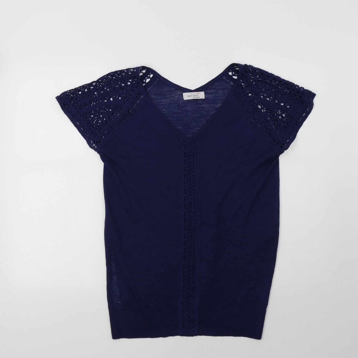 Per Una Womens Blue   Basic Blouse Size 12