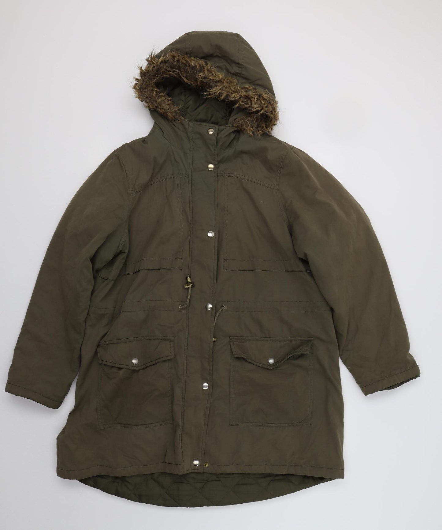 George Womens Green   Parka Jacket Size 18