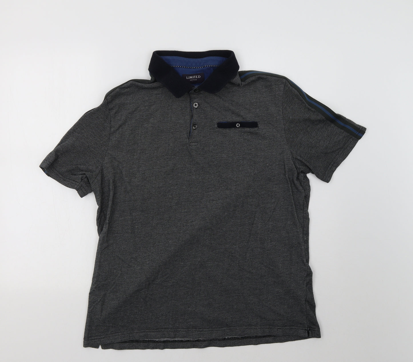 M&S Mens Grey    Polo Size XL