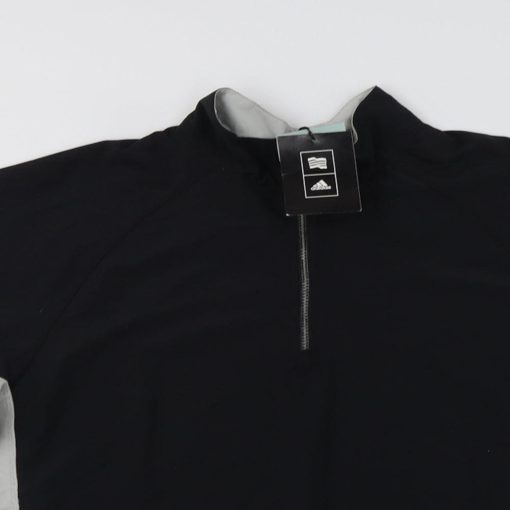 adidas Womens Black   Overcoat Jacket Size M