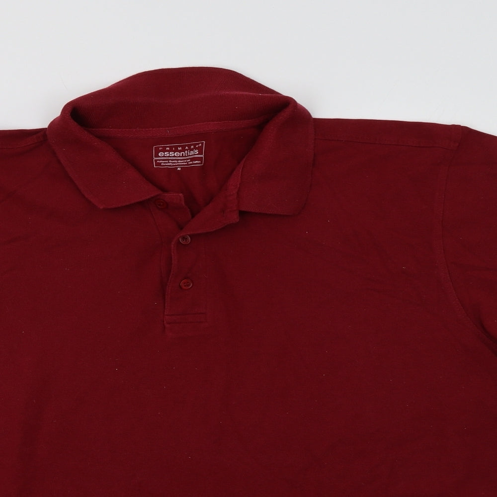 Primark Mens Red    Polo Size XL