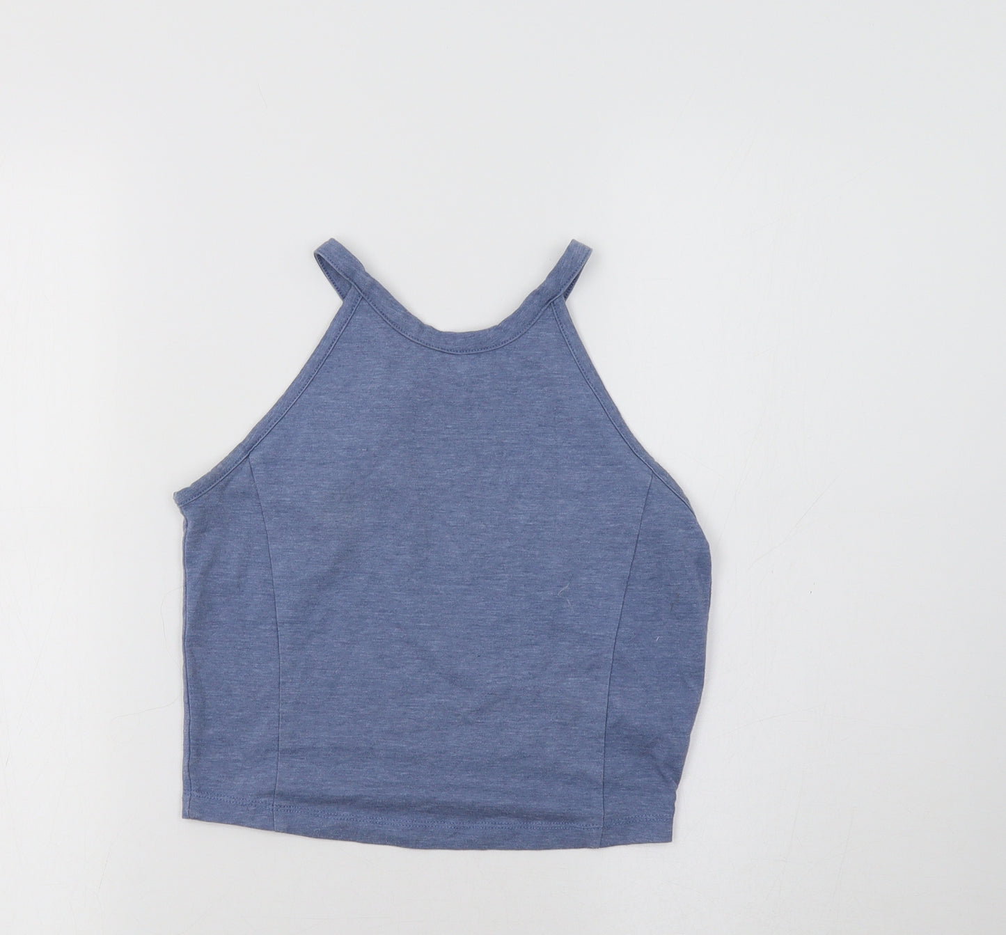 Miss Selfridge Womens Blue   Cropped Tank Size 8