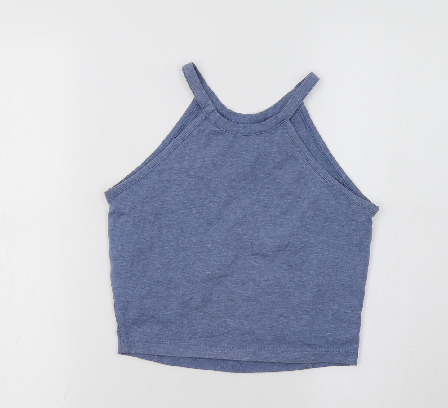 Miss Selfridge Womens Blue   Cropped Tank Size 8