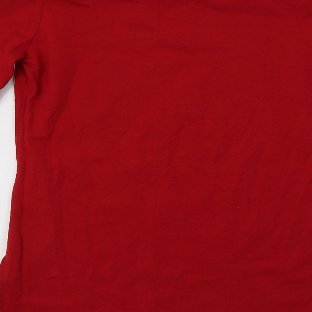 Primark Womens Red   Basic T-Shirt Size 10
