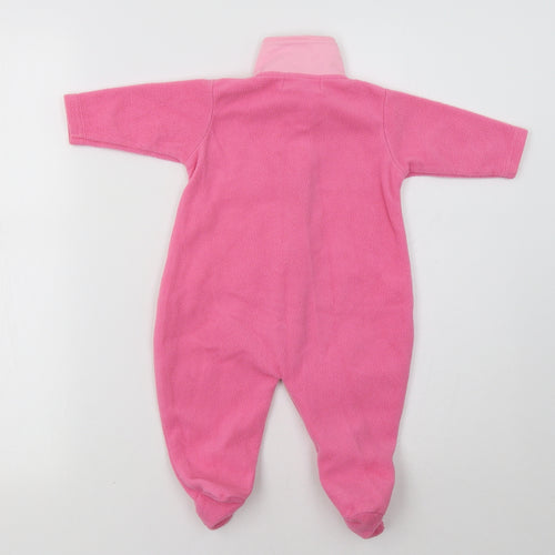 Early Days Baby Pink Floral  Babygrow One-Piece Size 3-6 Months  - Bunny
