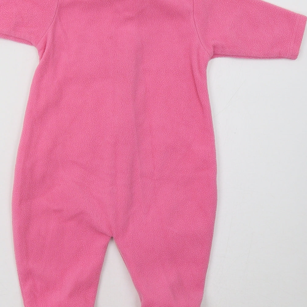 Early Days Baby Pink Floral  Babygrow One-Piece Size 3-6 Months  - Bunny