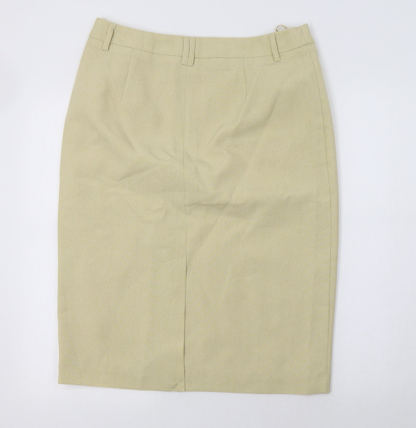 Portafina Womens Beige   Straight & Pencil Skirt Size 14