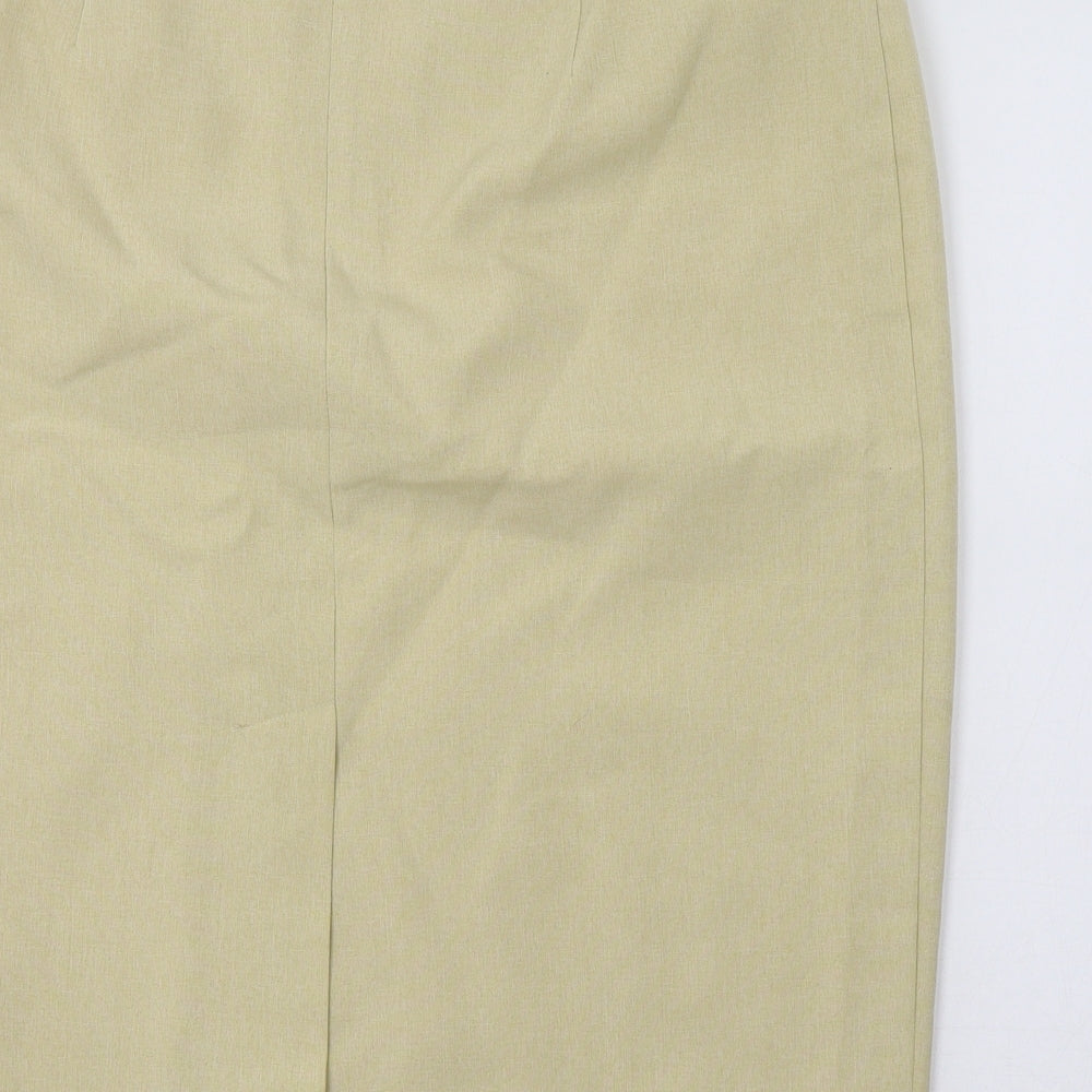 Portafina Womens Beige   Straight & Pencil Skirt Size 14