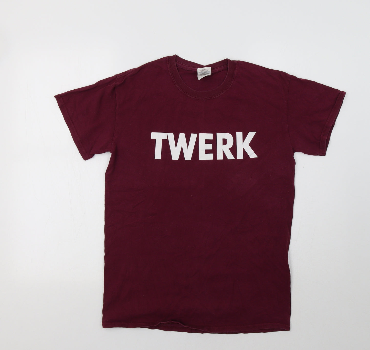 Gildan Womens Purple   Basic T-Shirt Size S  - Twerk