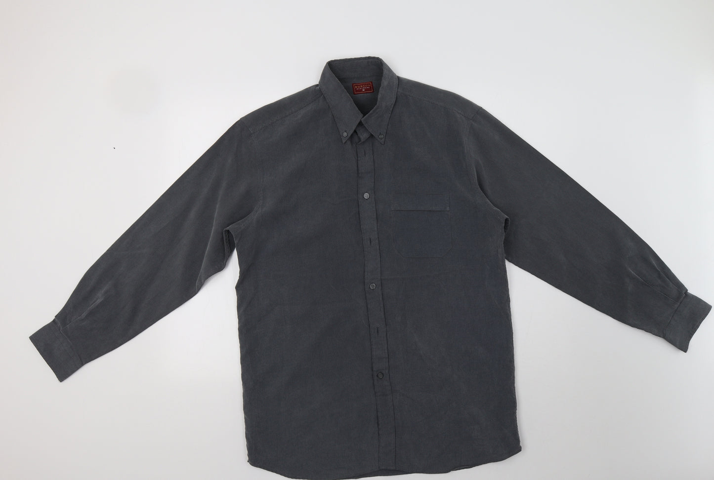 Burton Mens Grey    Dress Shirt Size M