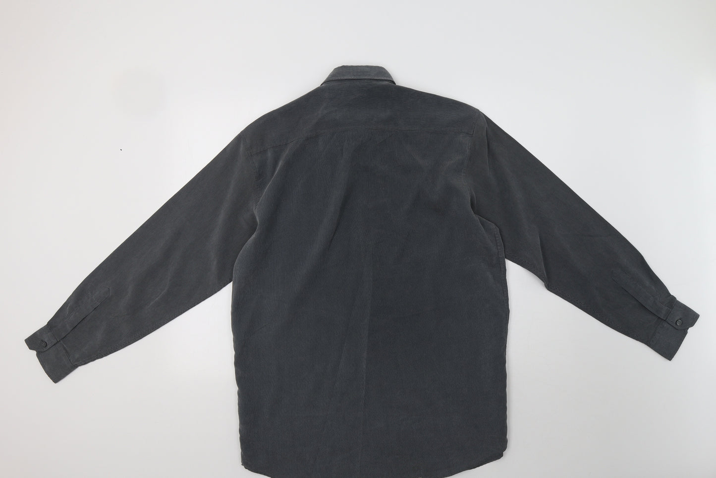 Burton Mens Grey    Dress Shirt Size M