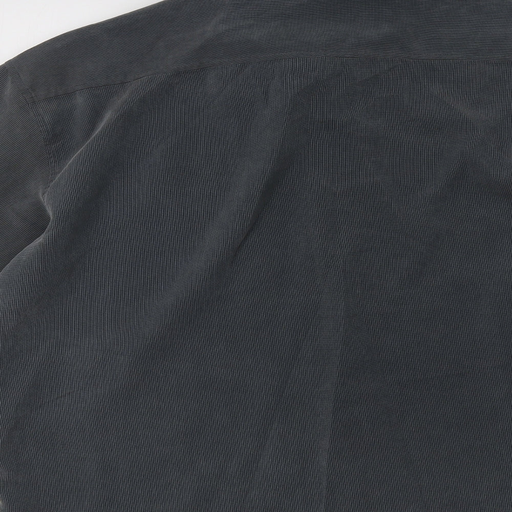 Burton Mens Grey    Dress Shirt Size M