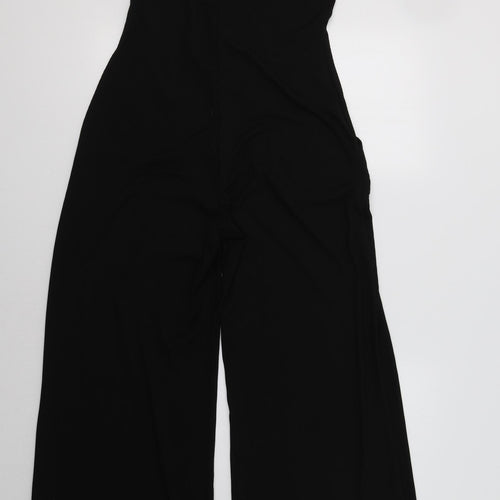 Boohoo Womens Black   Jumpsuit One-Piece Size 12 L31 in