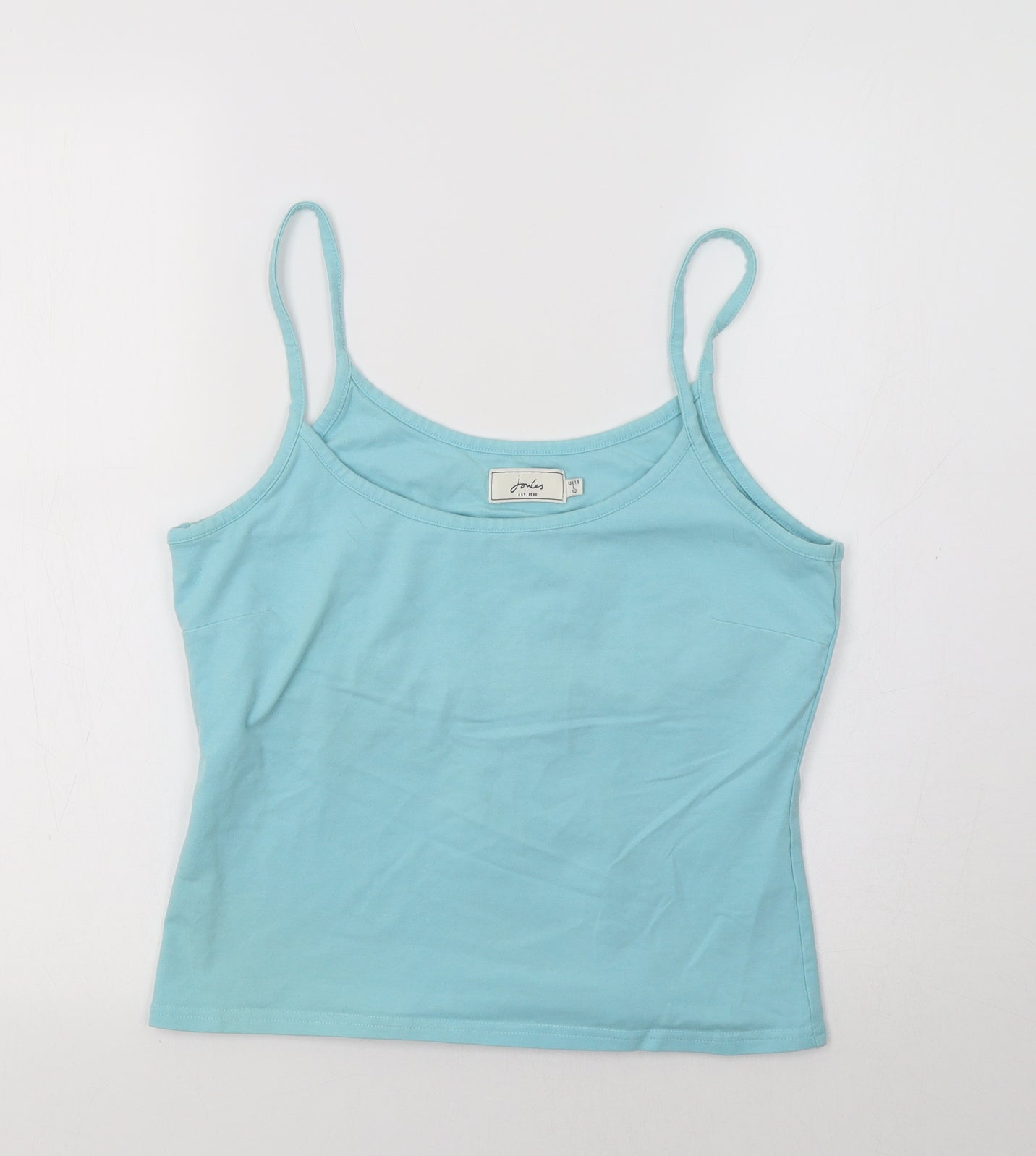 Joules Womens Blue   Basic Tank Size 14