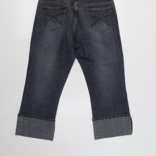 Dorothy Perkins Womens Blue  Denim Cropped Jeans Size 12 L22 in