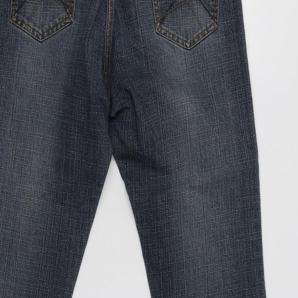 Dorothy Perkins Womens Blue  Denim Cropped Jeans Size 12 L22 in