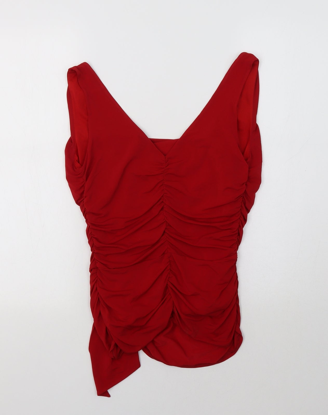 Coast Womens Red   Jersey Blouse Size 12