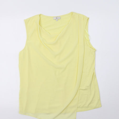 CC Womens Yellow   Basic Tank Size 16