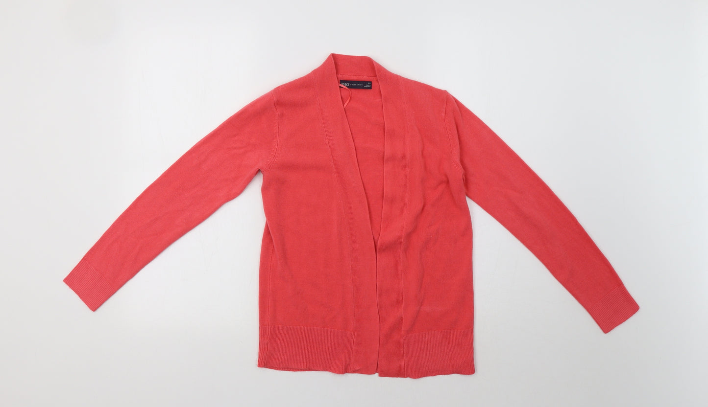 M&S Womens Pink   Cardigan Jumper Size XS