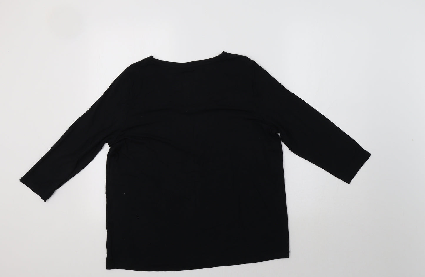 TU Womens Black   Basic T-Shirt Size 16