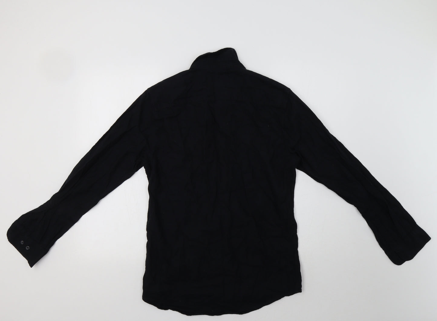 F&F Mens Black    Button-Up Size S