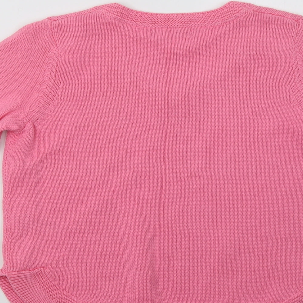 M&S Womens Pink   Pullover Jumper Size 12