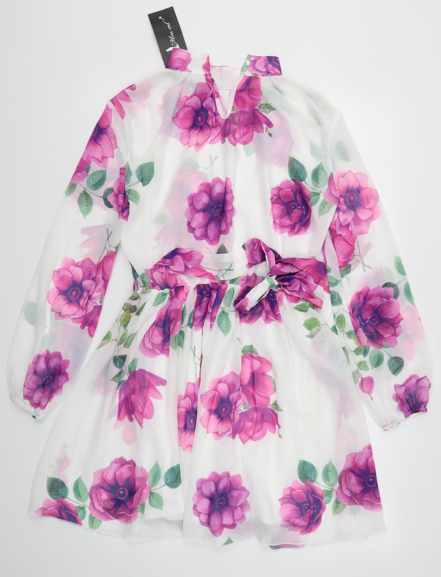 Miss Ord Womens Multicoloured Floral  A-Line  Size M