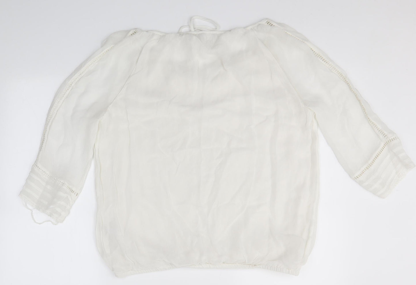 Redherring Womens White   Basic Blouse Size 14