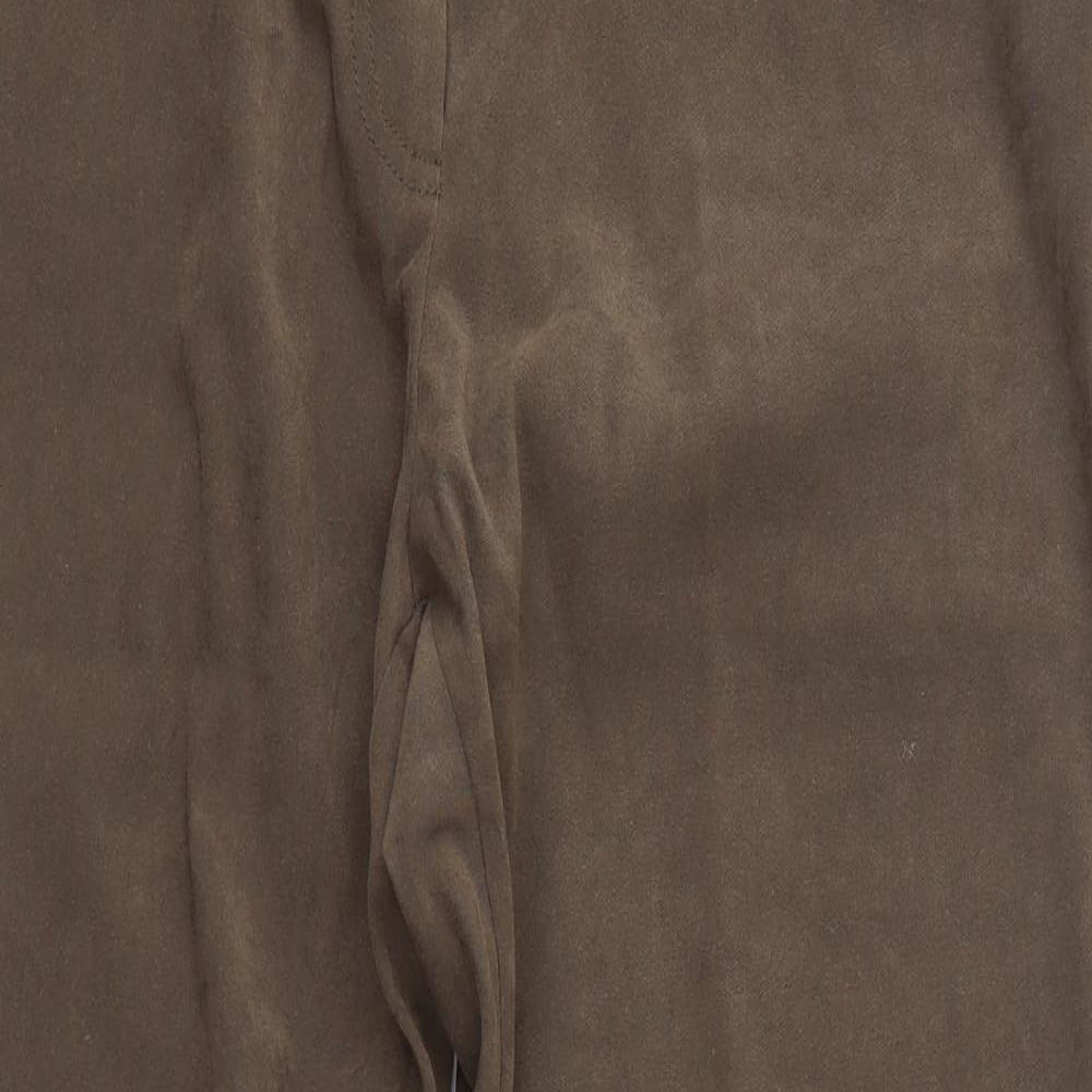 Casual Comfort Womens Green   Dress Pants Trousers Size 16 L31 in