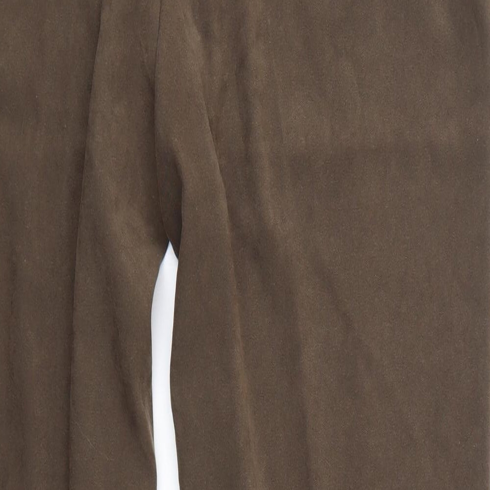 Casual Comfort Womens Green   Dress Pants Trousers Size 16 L31 in