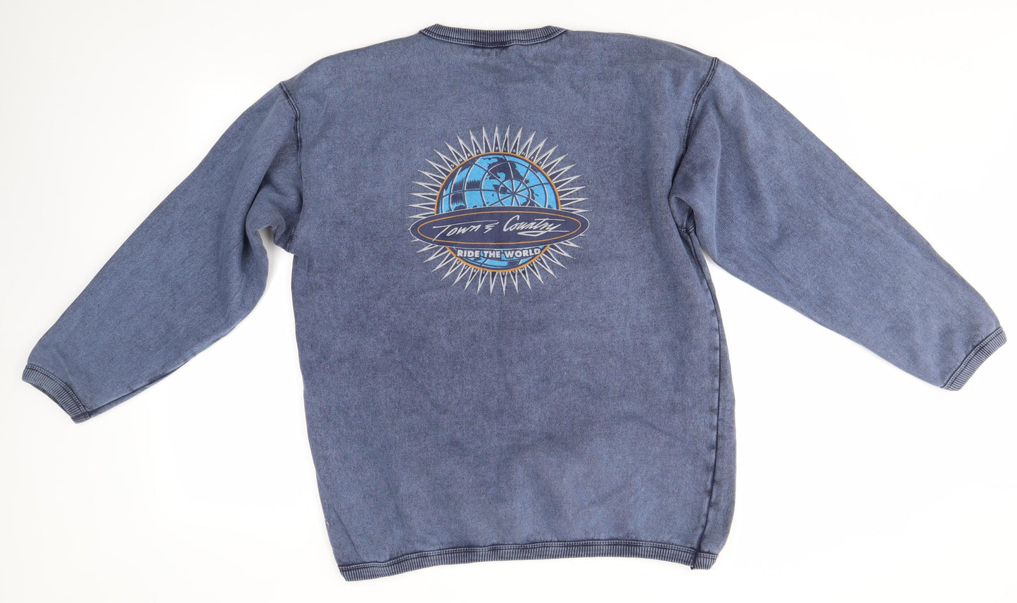 T&C Surf Designs Mens Blue   Pullover Sweatshirt Size S  - Hawaii
