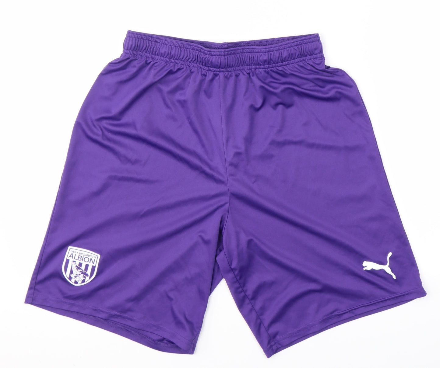 PUMA Mens Purple   Sweat Shorts Size M - West Bromwich Albion