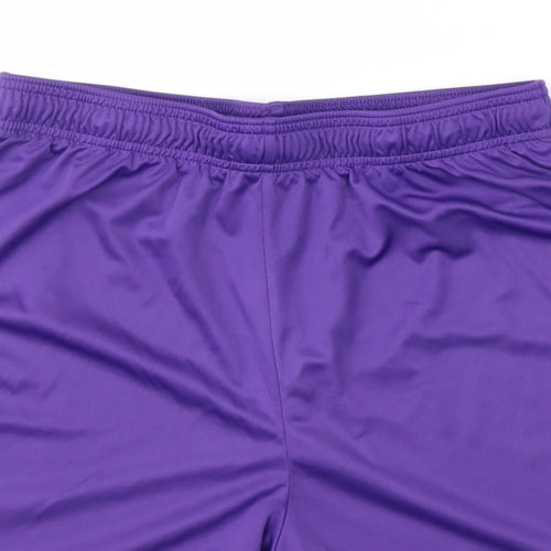 PUMA Mens Purple   Sweat Shorts Size M - West Bromwich Albion
