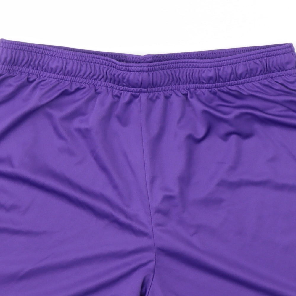 PUMA Mens Purple   Sweat Shorts Size M - West Bromwich Albion