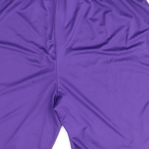 PUMA Mens Purple   Sweat Shorts Size M - West Bromwich Albion