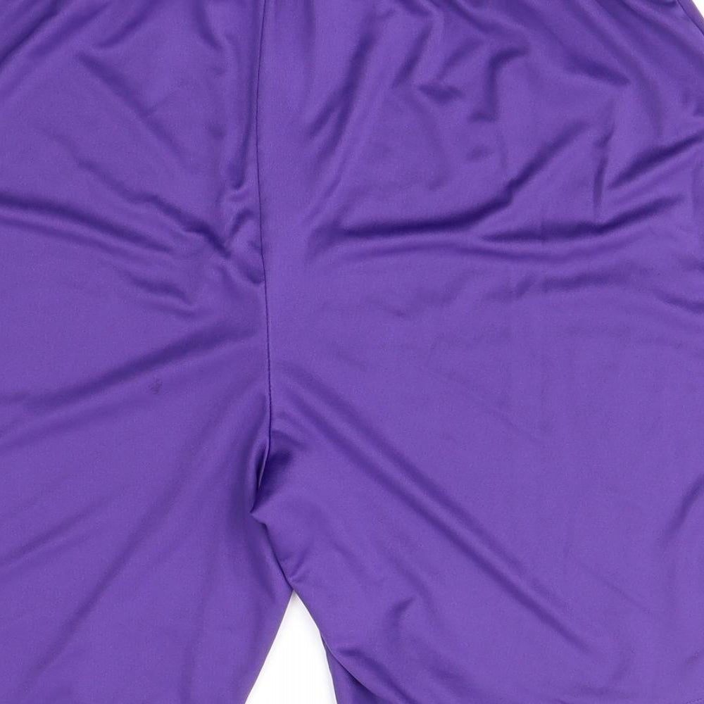 PUMA Mens Purple   Sweat Shorts Size M - West Bromwich Albion
