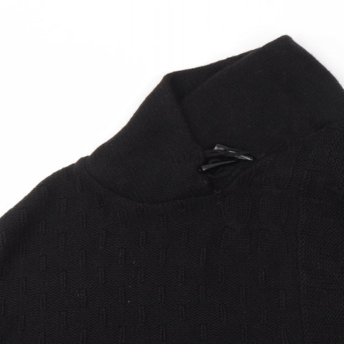 b. young Womens Black   Shrug Jumper One Size
