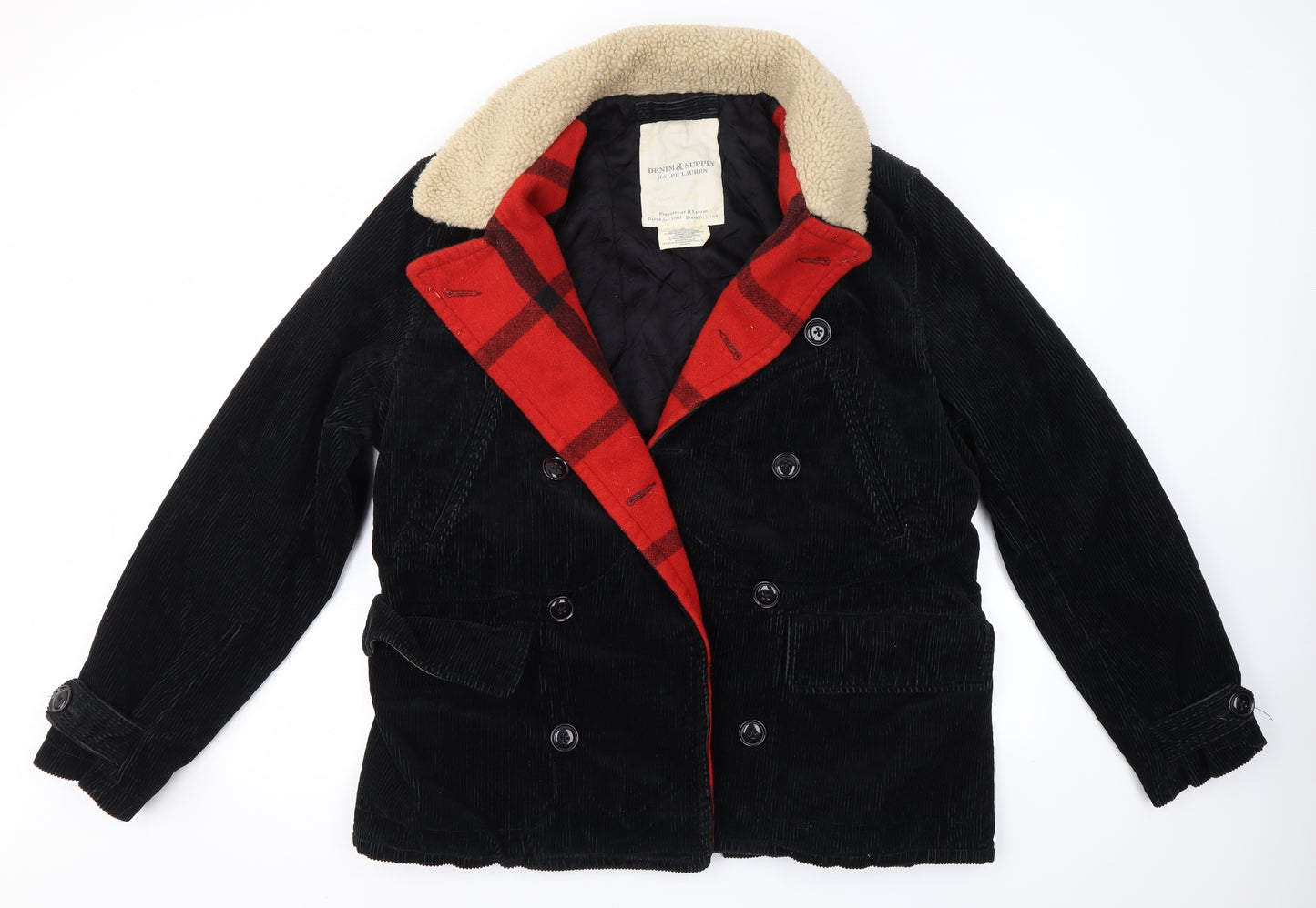 Ralph Lauren Mens Multicoloured   Overcoat Coat Size XL