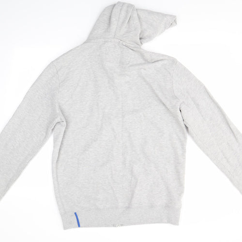 Superdry Mens Grey   Full Zip Hoodie Size L  - Idris Elba