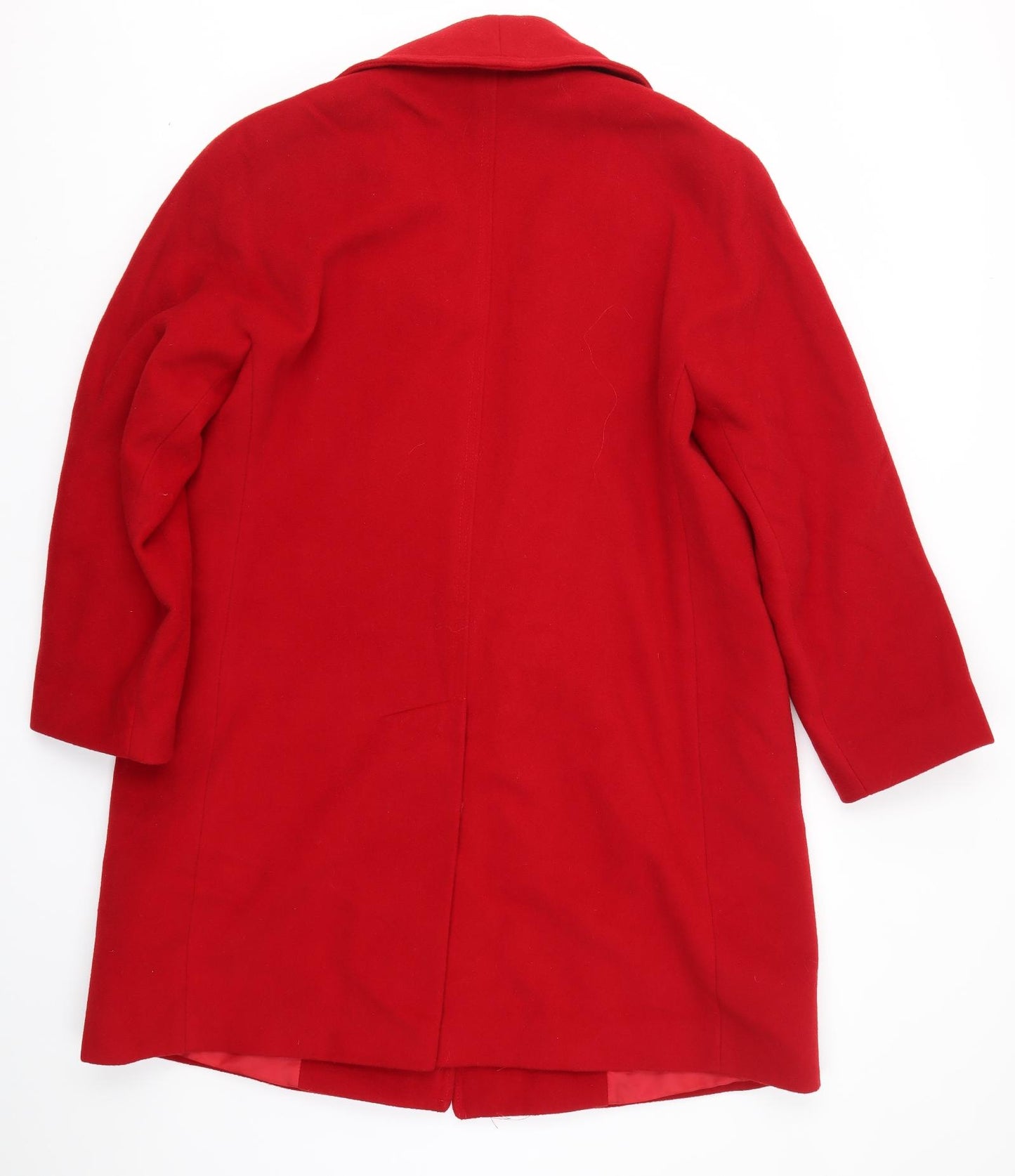 Windsmoor Womens Red   Overcoat Coat Size 14