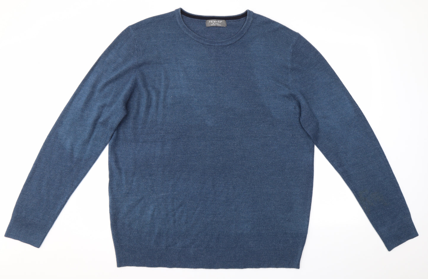 Primark Mens Blue   Pullover Jumper Size 2XL