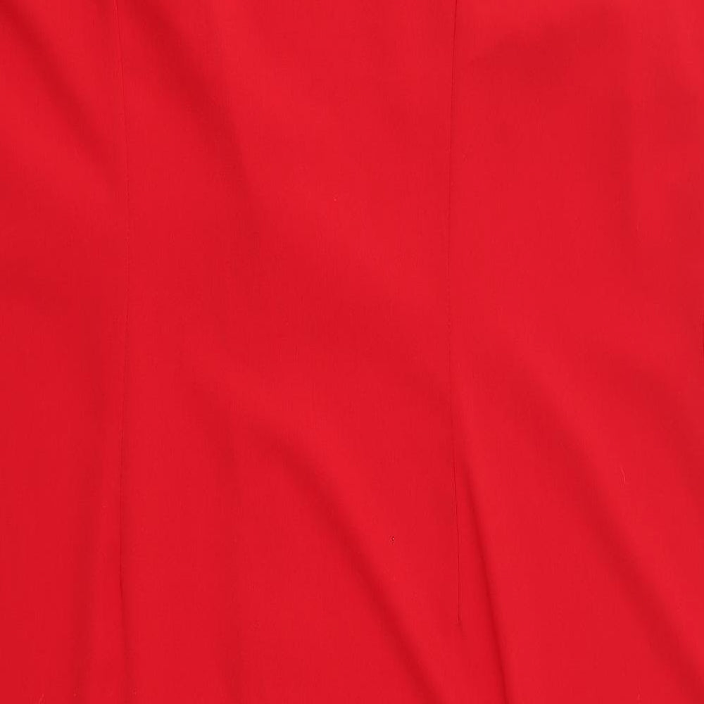 essence Womens Red   Shirt Dress  Size 28