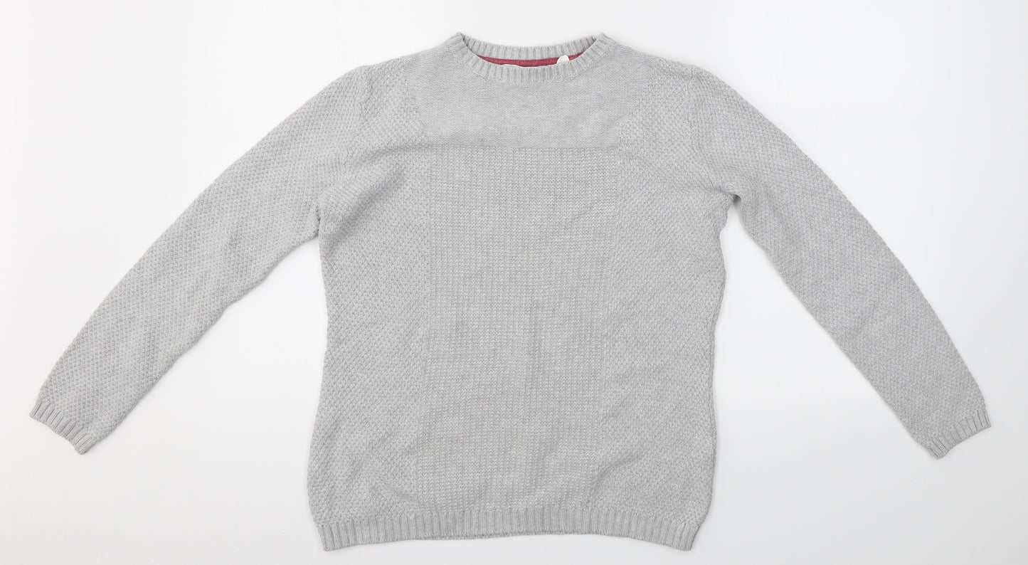 Lily & Me Womens Grey   Pullover Jumper Size 12