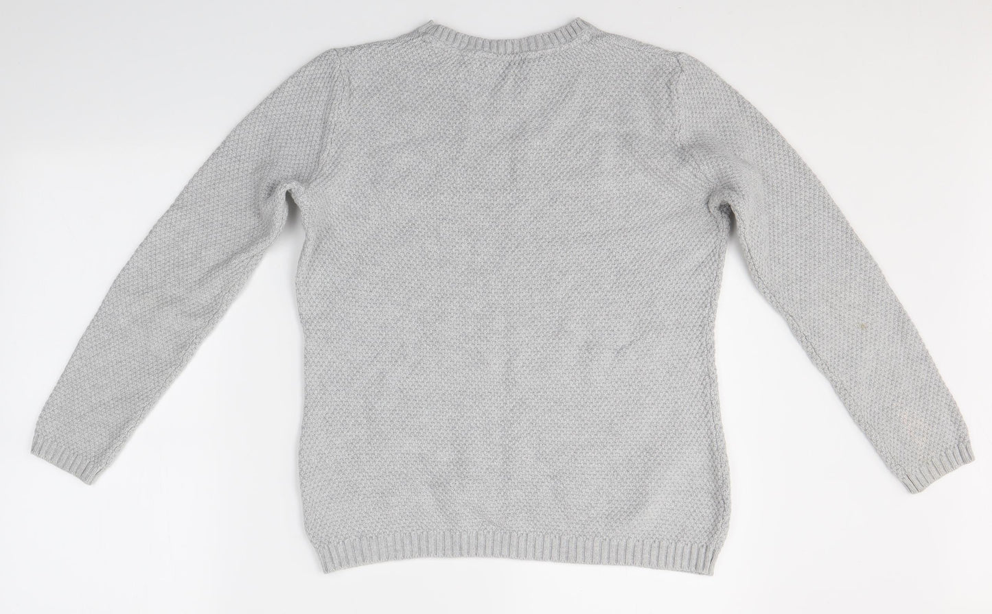 Lily & Me Womens Grey   Pullover Jumper Size 12