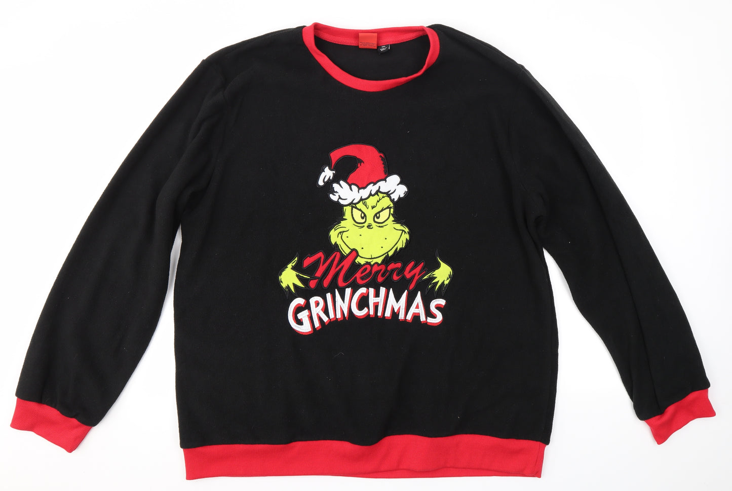 Primark Mens Multicoloured Solid   Pyjama Set Size 2XL  - The Grinch